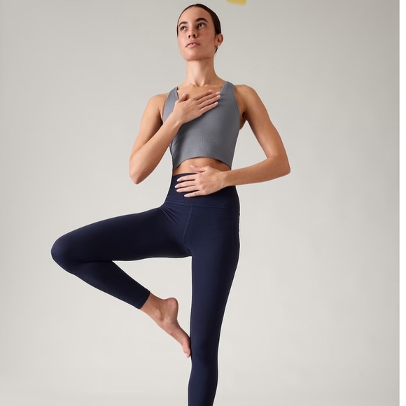 NWOT Athleta Aurora Seamless Crop Rib Tank - Picture 5 of 9